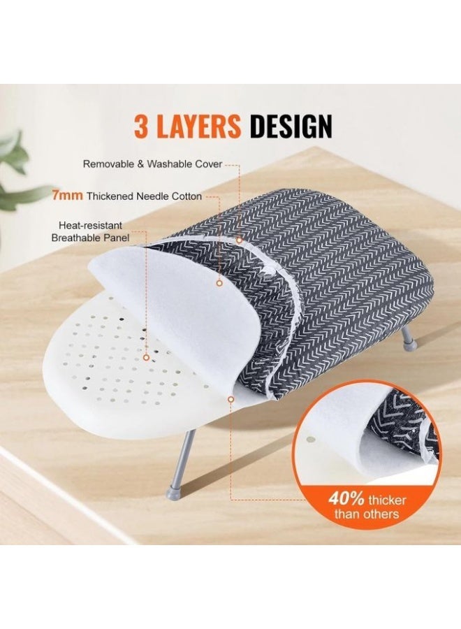 Ironing Board Pad Heat Resistant Mat Lightweight Pressing Surface Tabletop Laundry Protector Portable Cushion For Clothes Care Home Use Smooth Finish Non Slip Base Compact Size Random Colors - Image 5