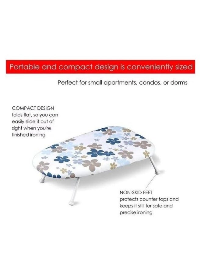 Ironing Board Pad Heat Resistant Mat Lightweight Pressing Surface Tabletop Laundry Protector Portable Cushion For Clothes Care Home Use Smooth Finish Non Slip Base Compact Size Random Colors - Image 3