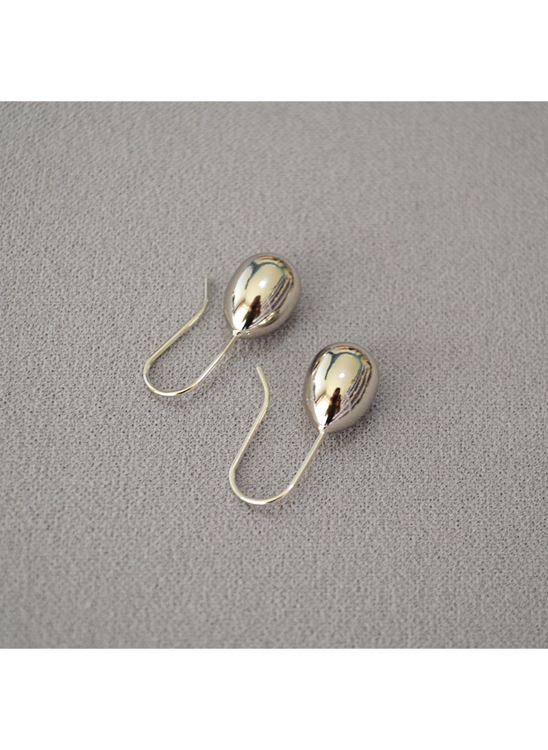 Generic - Korean Minimalist Gold-Plated Bulk Drop Earrings White Gold - Image 1