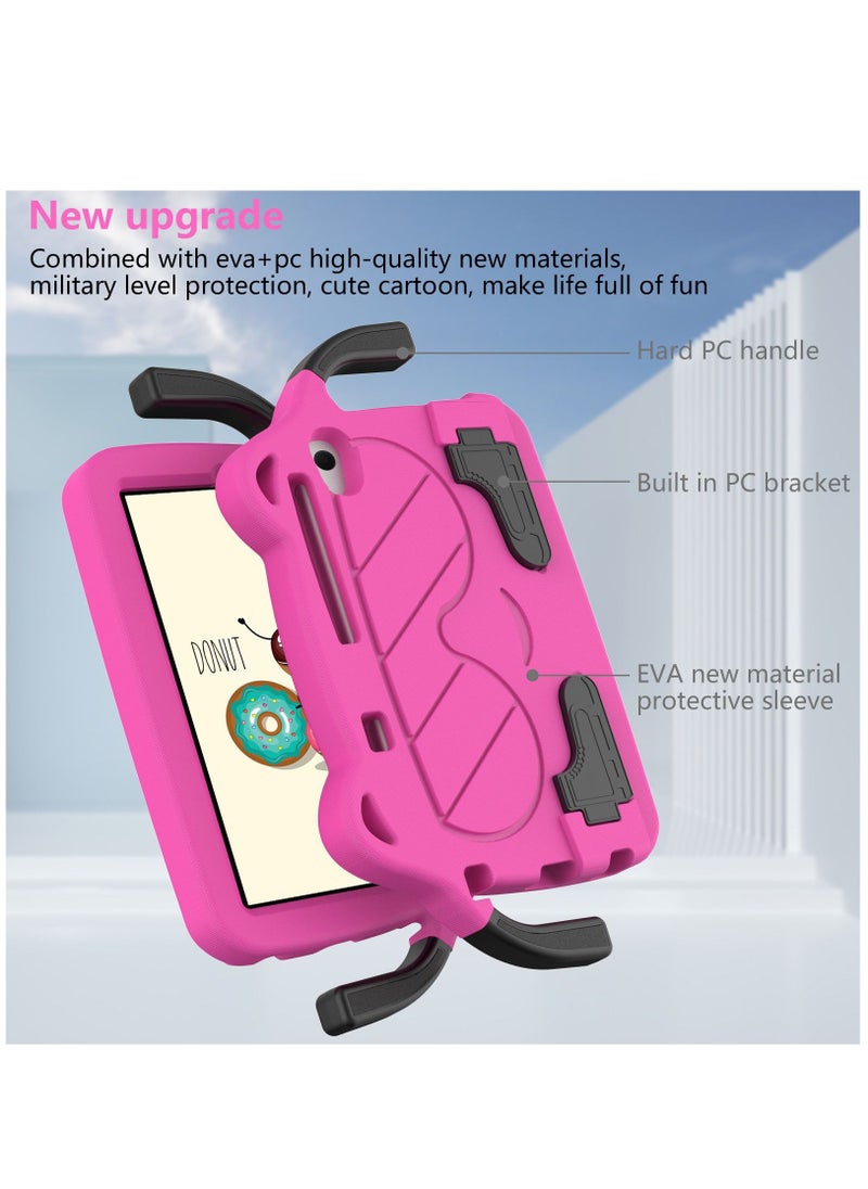 Generic - Huawei Matepad T8/M6 High Energy/M5-8.0 Tablet PC Durable Shockproof Protective Case, Stand Protective Case, Light EVA Protective Case, Tablet Protective Case, Rose Red - Image 1