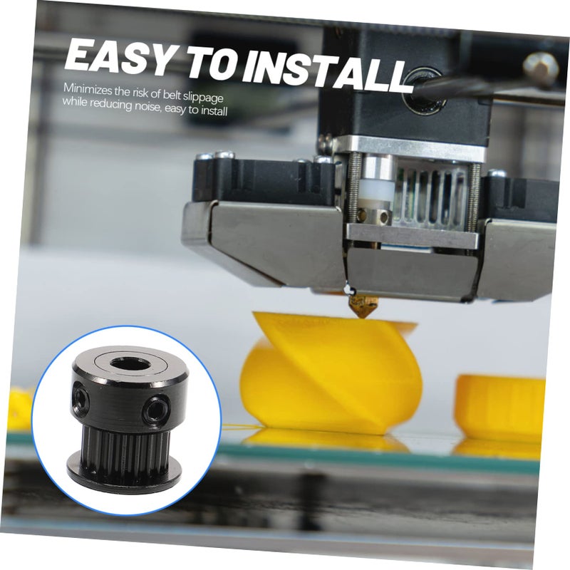 20 Tooth Synchronous Wheel Black Gear Transmission Pulley For 3D Printer - Image 5