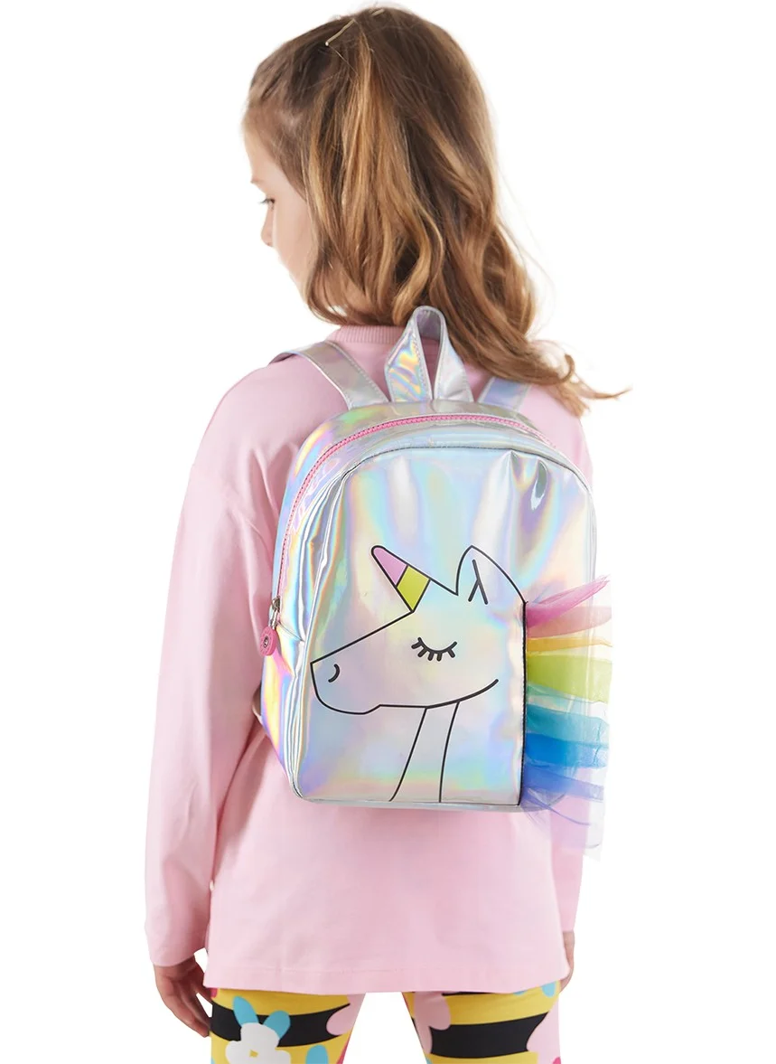 Denokids Unicorn Hologram Girls School Backpack
