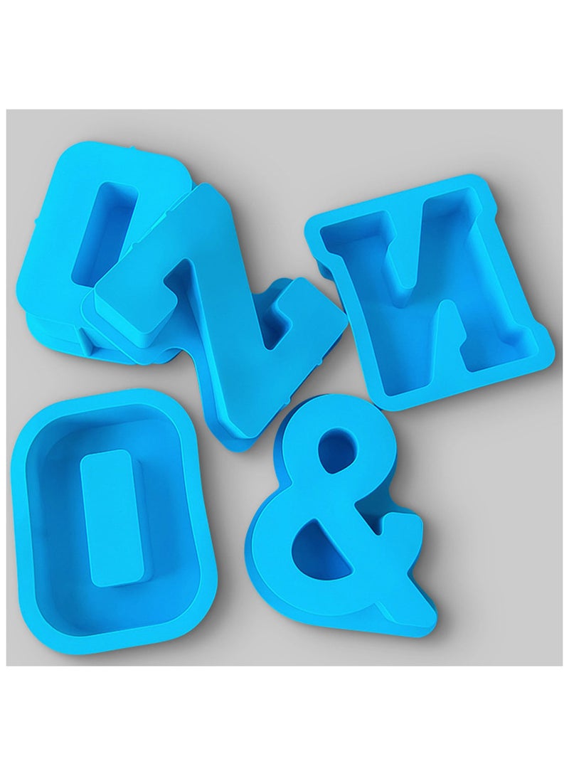 Resin and soap silicone mold big letter O - Image 3