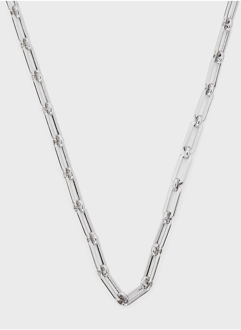 Lady Mauve EVA PAPERCLIP CHAIN NECKLACE  - Image 1