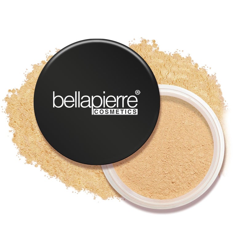 Bellapierre Mineral Foundation SPF 15 â€“ Loose Powder Foundation, Full Coverage Mineral Makeup with Matte Finish â€“ Vegan, Cruelty Free, Hypoallergenic, Oil & Talc Free â€“ 0.32 oz - Nutmeg - Image 1