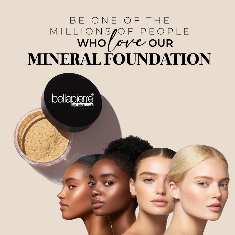 Bellapierre Mineral Foundation SPF 15 â€“ Loose Powder Foundation, Full Coverage Mineral Makeup with Matte Finish â€“ Vegan, Cruelty Free, Hypoallergenic, Oil & Talc Free â€“ 0.32 oz - Nutmeg - Image 2