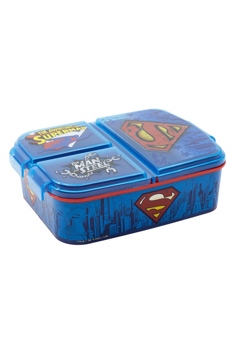 STOR MULTI COMPARTMENT SANDWICH BOX SUPERMAN SYMBOL - Image 1
