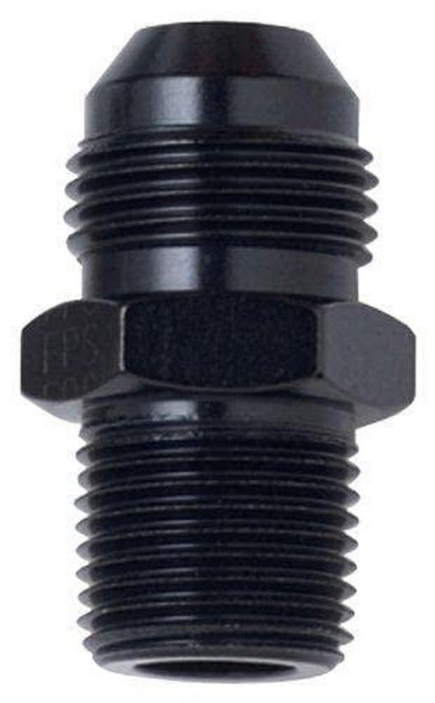 Fragola 481611BL Black Size 10 x 38 MPT Straight Adapter Fitting