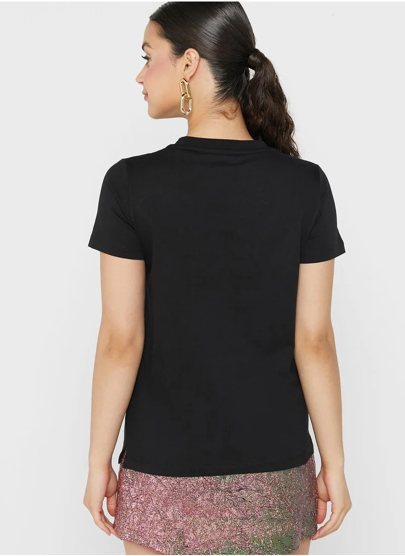 GUESS Crew Neck Graphic T-Shirt