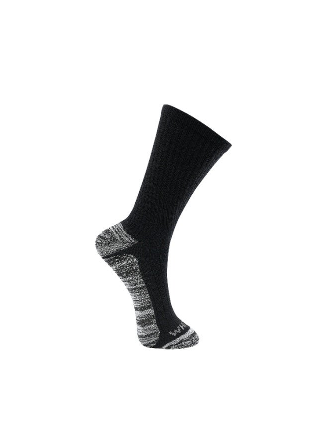 White Leaf Diabetic Care Socks, Black – Antibacterial, Silver Freshness, Soft Cotton, Non-Drying Unisex - Image 3