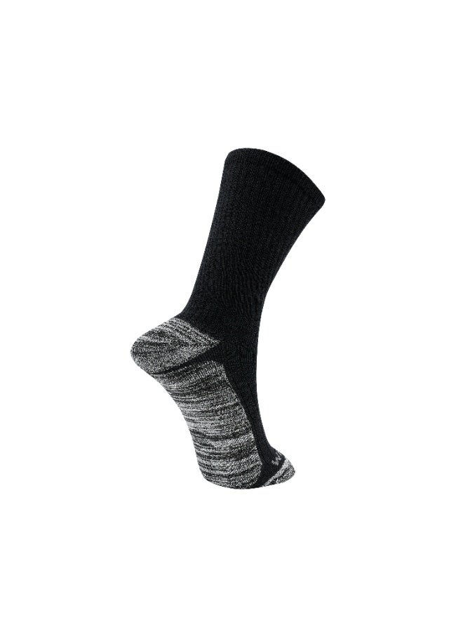 White Leaf Diabetic Care Socks, Black – Antibacterial, Silver Freshness, Soft Cotton, Non-Drying Unisex - Image 4