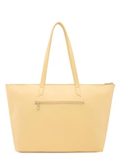 CAPRESE Caprese Shanaya Tote Bag, Large-Yellow | Stylish Handbag for Women | Spacious, Versatile Office & Daily Essentials Tote | Top Zip Closure  - Image 2