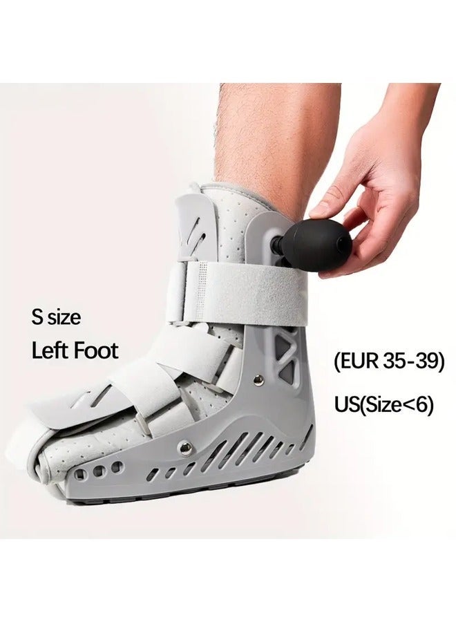 Bukela Air Walking Boot, Adjustable Air Foot Orthopedic Shoes, Medical Orthosis Cam Walker Brace, Suitable for Ankle Sprain and Fracture Recovery (Left) - Image 4