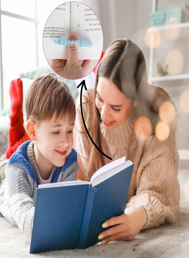 RHOttbiy 2 Pcs Thumb Book Page Holder Star Resin Book Page Holder Bookmark Reading Accessories for Book Lovers Transparent Book Opener Holder Bookmarks Gifts for Books Lovers Readers Students Teachers Bookworm - Image 5