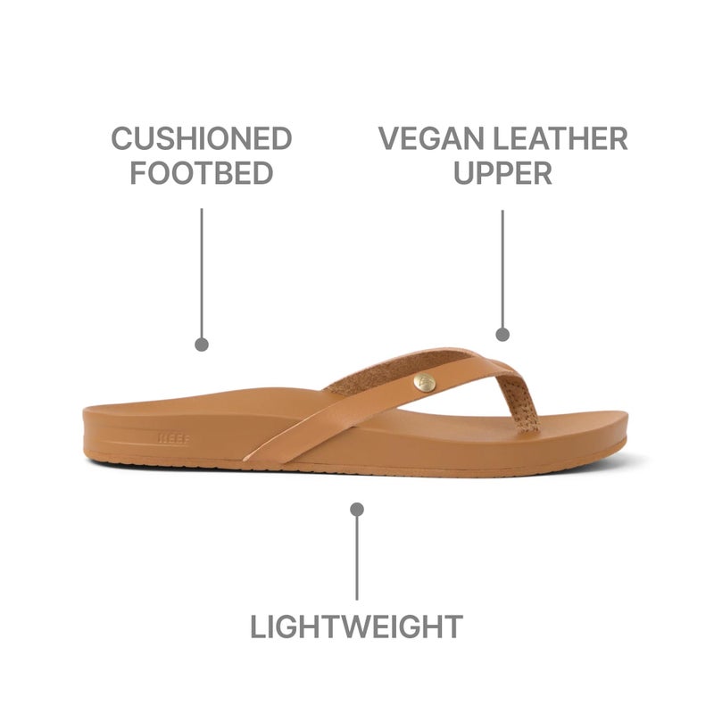 REEF Womens Sandals, Vista Ivy, Almond, 7 - Image 4