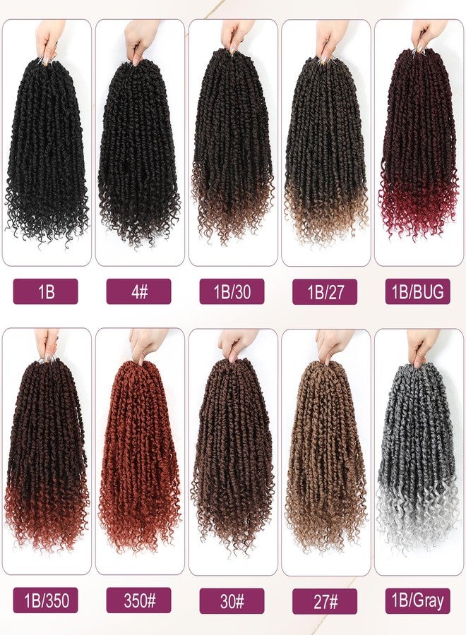 Admutty Passion Twist Crochet Hair,Passion Twist Hair 8 Inch,8 Packs Pre-twisted Passion Twist Hair,Short Passion Twist Crochet Braids,Pre Looped Crochet Hair for Black Women(T30) - Image 5