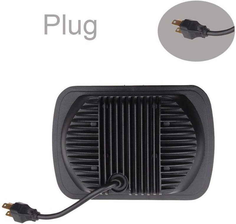 AMUNIESUN 2PC 45W 7x6 5x7 LED Headlights Replacement for Chevy Express, Jeep Wrangler, and More - Image 5