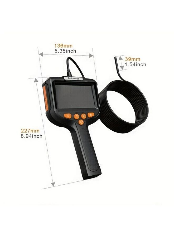 5M Industrial Endoscope with 1092 Inch LCD Screen Dual Battery USB Rechargeable Automotive Inspection Camera - Image 2