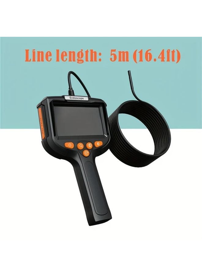 5M Industrial Endoscope with 1092 Inch LCD Screen Dual Battery USB Rechargeable Automotive Inspection Camera - Image 1