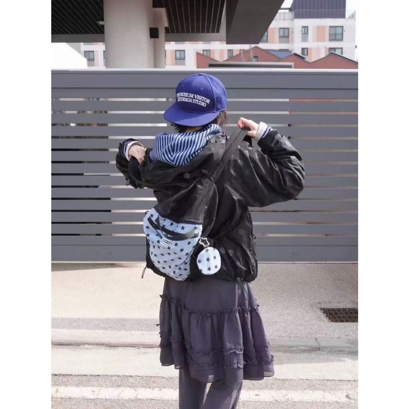 2026 Star Pattern Lightweight Foldable Casual Backpack - Image 3