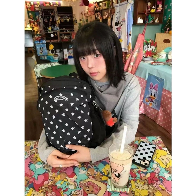 2026 Star Pattern Lightweight Foldable Casual Backpack - Image 4