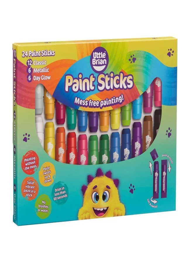 Little Brian Multicolour Paint Sticks Mess-Free Painting