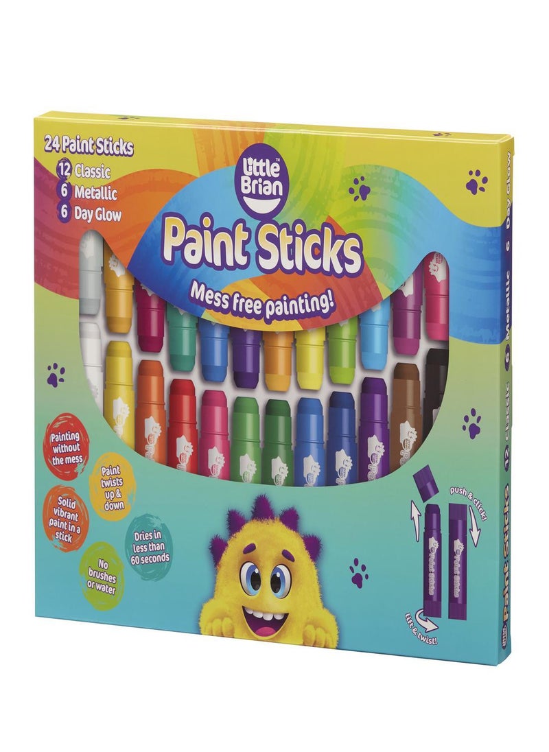 Little Brian Paint Sticks Assorted 24 - pzsku/ZEF75FDD768F111C7CAB0Z/45/_/1726121482/52677f16-33b1-48cc-9d05-e6e85aa7f4a3