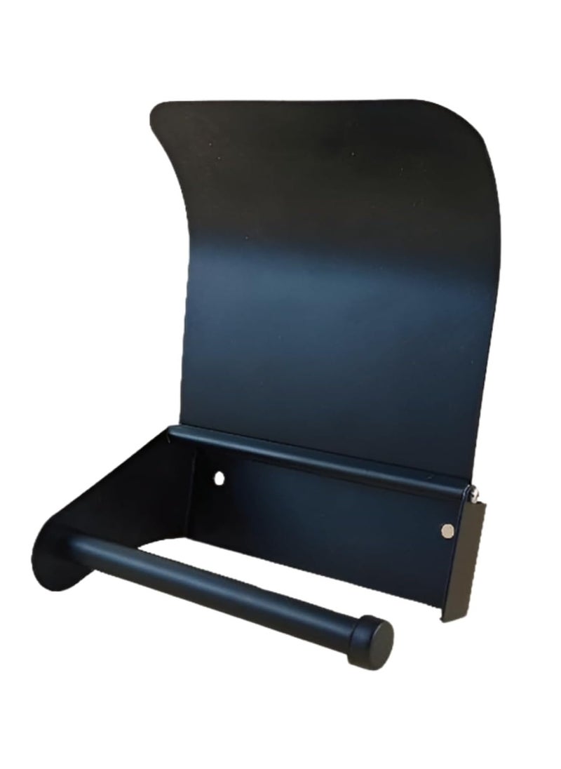 Generic Toilet Tissue Roll Holder - Stainless Black  - Image 1