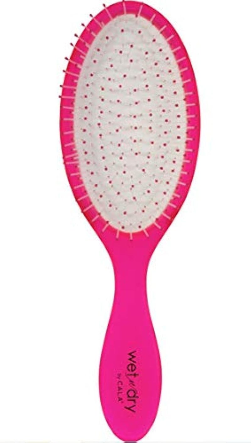 HAIR DETANGLER WETNDRY BRUSH NEON PINK