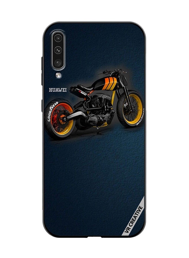 VR CREATIVE Protective Case Cover For Samsung Galaxy A50/A50s Bike Design Multicolour - Image 1