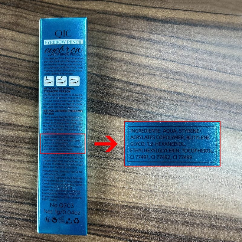 QIC Eyebrow 4 Tip Brow Pencil, Microblading Pen Waterproof Long-Lasting with Upgrade Micro-Fork Tip Applicator for Natural Brows (Light Brown-01) - Image 2