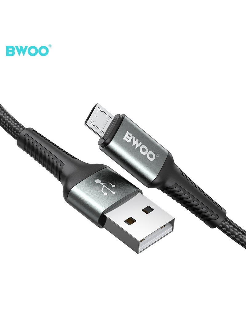 BWOO Usb-A To Micro Usb Fast Charging Data Cable 1M Black - Image 3