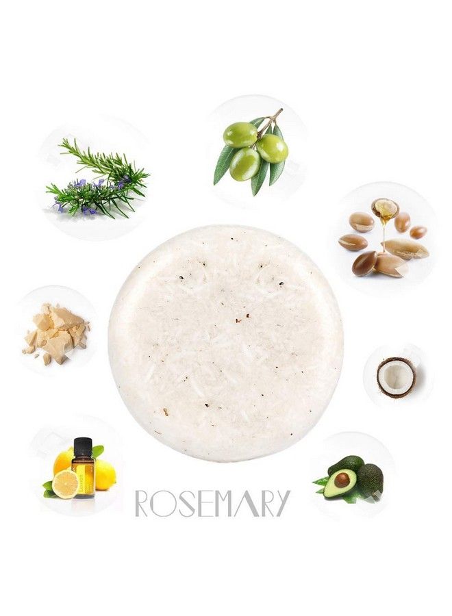 VERT 100% Natural Shampoo Bar For Hair 2 Pieces Solid Shampoo Soap For Treated Dry Damaged Hair Vegetarian Plant Essence Helps Stop Hair Loss And Promotes Healthy Hair Growth 4.2Oz (Honey & Rosemary) - Image 5