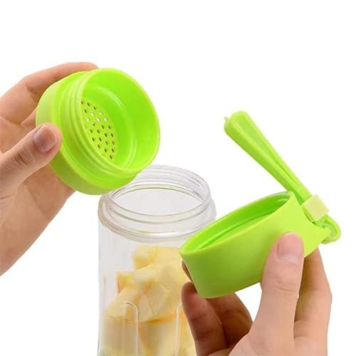 Suzec Portable Electric USB Juice Maker Juicer Bottle Blender Grinder Mixer,6 Blades Rechargeable Bottle with (Multi color) - Image 2