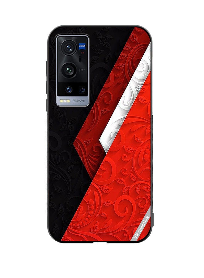 VR CREATIVE غطاء حماية لهاتف Vivo X60 Pro Plus بتصميم فيكتور متعدد الألوان - Image 1