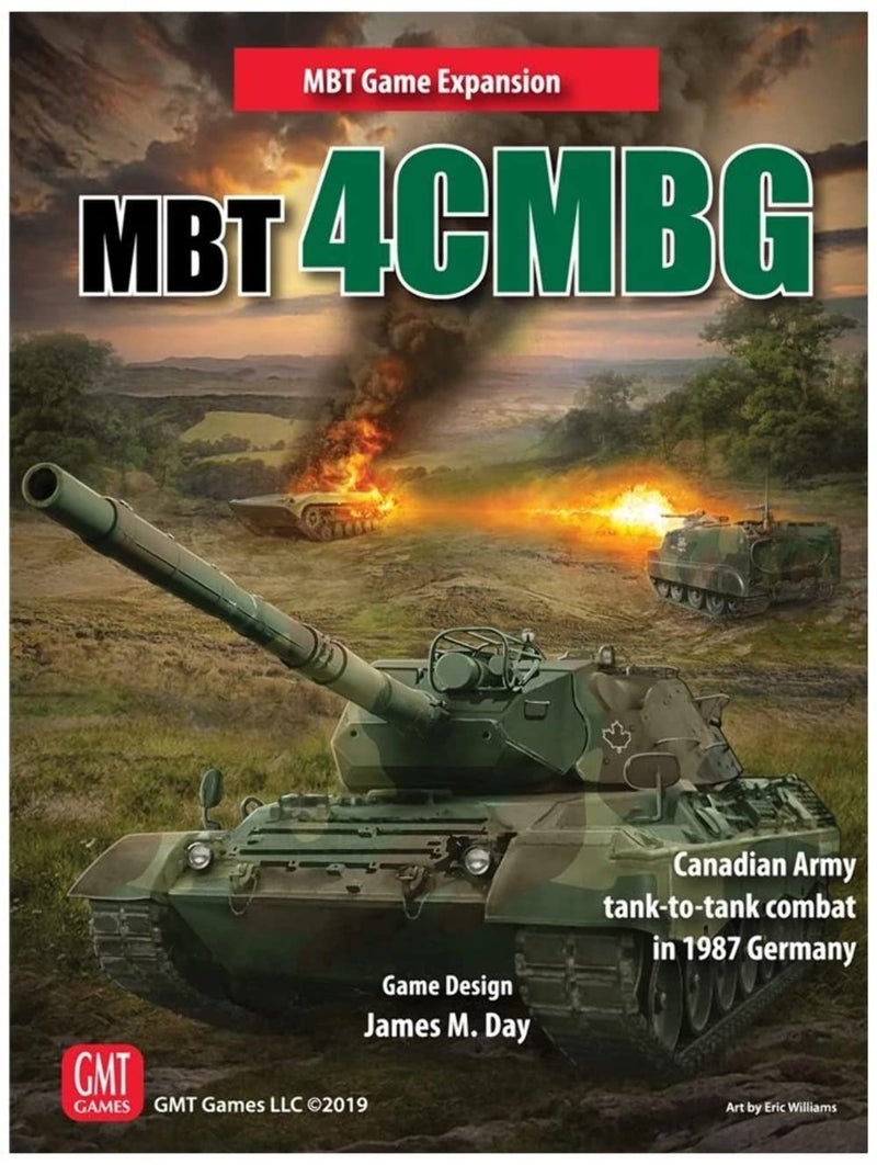 GMT Games MBT Board Game Expansion 4CMBG Canadian Army Tank to Tank Combat in 1987 Germany - Image 3
