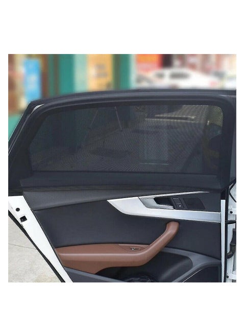 Sedan SUV Car UV Protection Curtain Side Window Sunshades Mesh Sun Visor Protective Film, Car Shades Styling Accessories, 2 Pieces