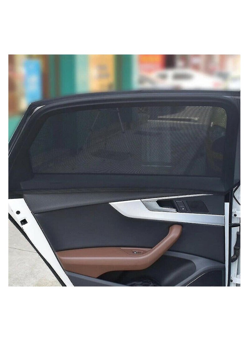 Sedan SUV Car UV Protection Curtain Side Window Sunshades Mesh Sun Visor Protective Film, Car Shades Styling Accessories, 2 Pieces