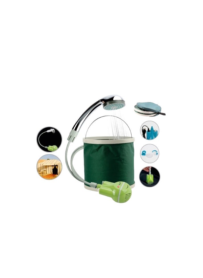 دي إل سي  شطاف مسلم محمول للتخييم أثناء السفر في الداخل والخارج، شطاف تخييم USB محمول - Image 1