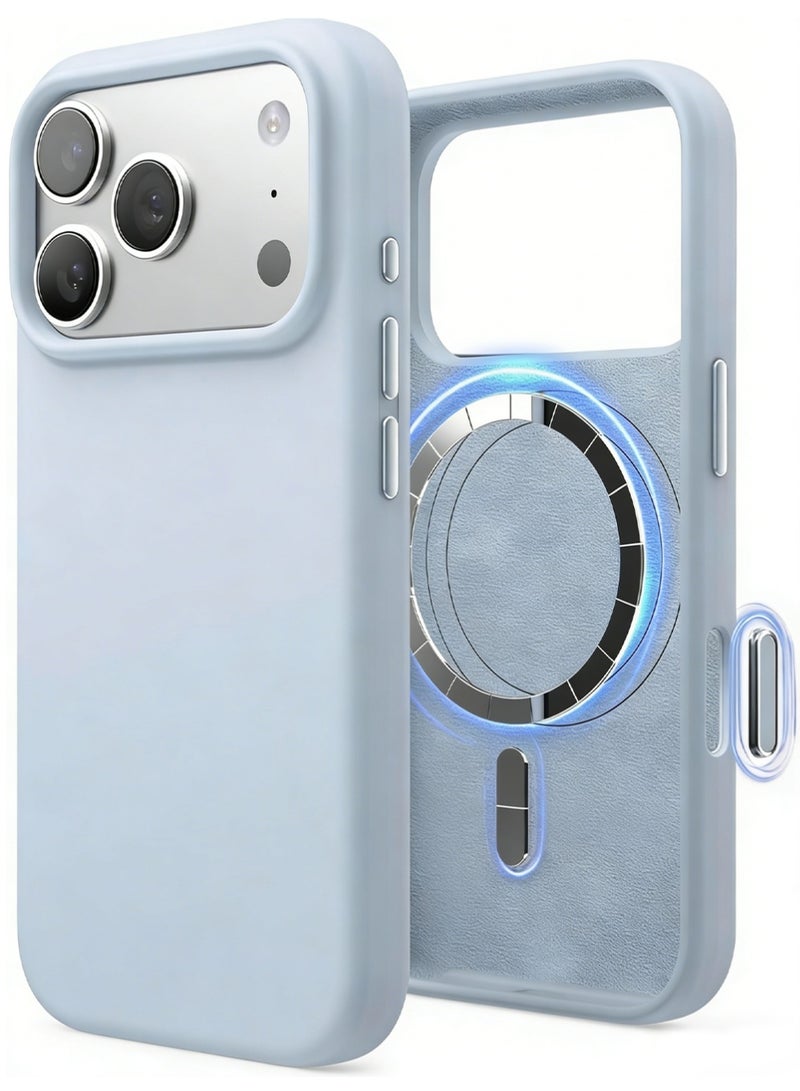 X-level for iPhone 17 Pro Max Case, Compatible with MagSafe, Magnetic Back Shockproof Cover with Strong Magnet, Slim Thin Protection Phone Case for iPhone 17 Pro Max 5G (Blue) - Image 2