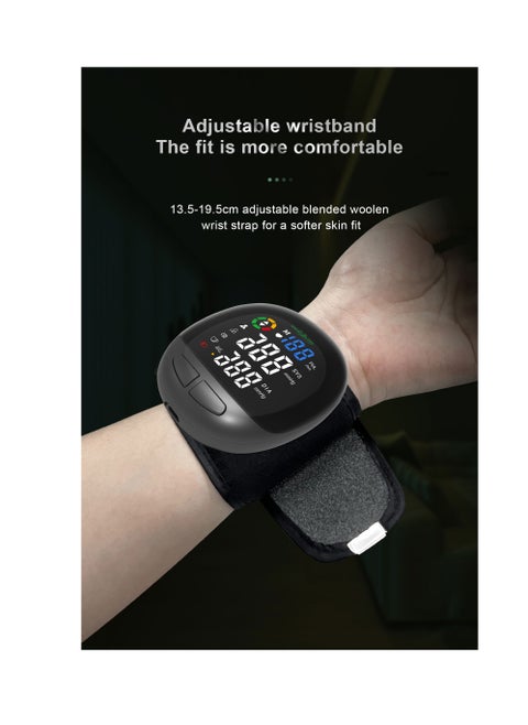 REALBLAD Wrist Blood Pressure Monitor - High-Precision, Portable, and Easy-to-Use Device for Accurate Blood Pressure and Heart Rate Tracking, Ideal for Home and Travel Use