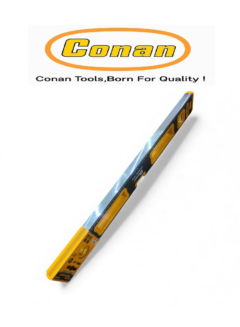 CONAN Professional Spirit Level 60cm (24 Inch) – Heavy-Duty Aluminum Body – Strong Magnetic Base – Dual Grip Handles – High Precision – Model COL08060 - Image 3
