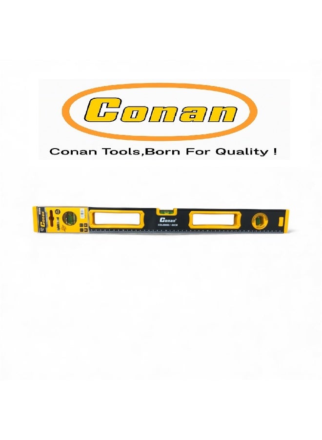 CONAN Professional Spirit Level 60cm (24 Inch) – Heavy-Duty Aluminum Body – Strong Magnetic Base – Dual Grip Handles – High Precision – Model COL08060 - Image 4