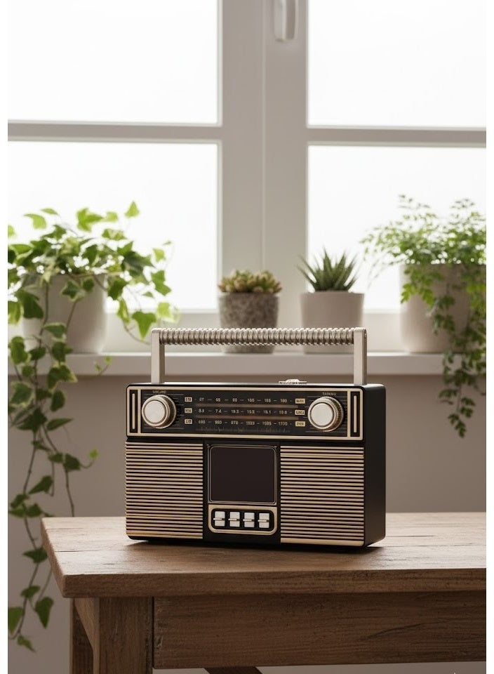 Meier MD-1307BT Bluetooth Radio FM/AM/SW - High-quality sound - USB and TF input - Good lighting - Rechargeable battery - Image 3