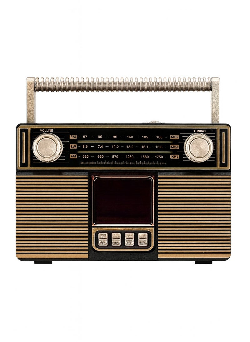 Meier MD-1307BT Bluetooth Radio FM/AM/SW - High-quality sound - USB and TF input - Good lighting - Rechargeable battery - Image 1