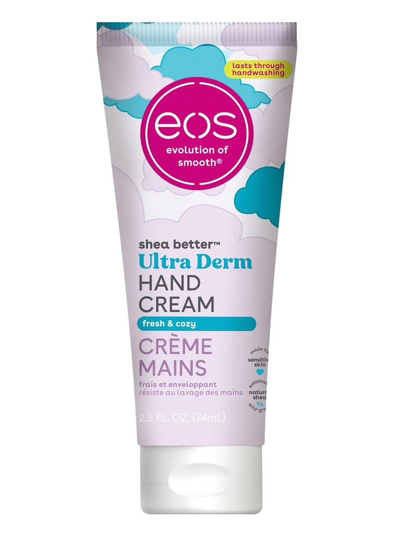 eos Shea Better Hand Cream - Fresh & Cozy Hand Lotion | Instant Hydration + Lasting Protection 74ml - Image 1
