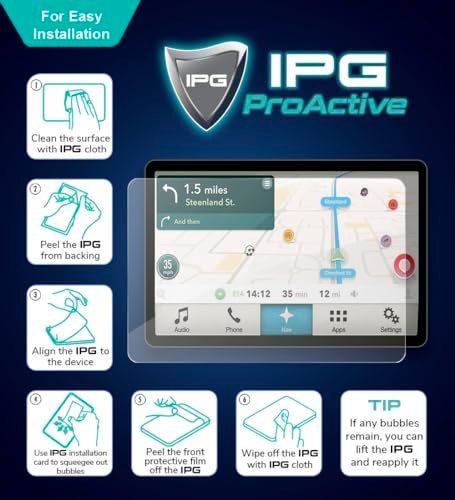 IPG ProActive for iPad Pro (M4) 13" 9H Hardness Screen Protector Ceramic Film Ultra Responsive High Clarity Anti Scratch Smudge & Shock Proof Nano Technology Guard for Pro13 SC - Image 5