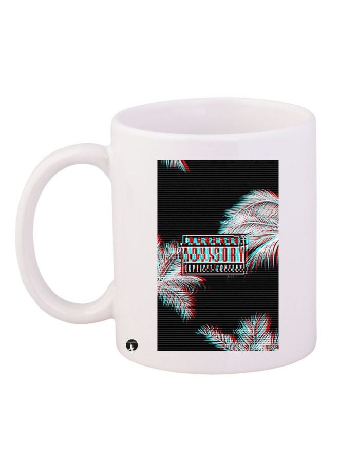 Advisory Printed Coffee Mug White/Black 11ounce