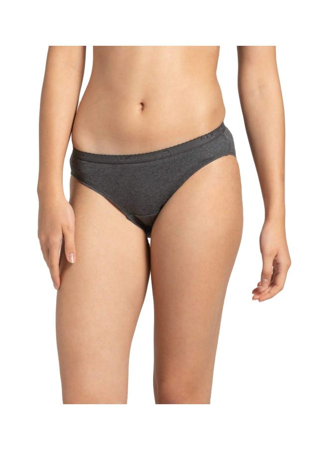 JOCKEY - Jockey 1525 Women Medium Coverage Super Combed Cotton Mid Waist Bikini with Exposed Waistband and StayFresh Treatment Pack of 2 - Image 1