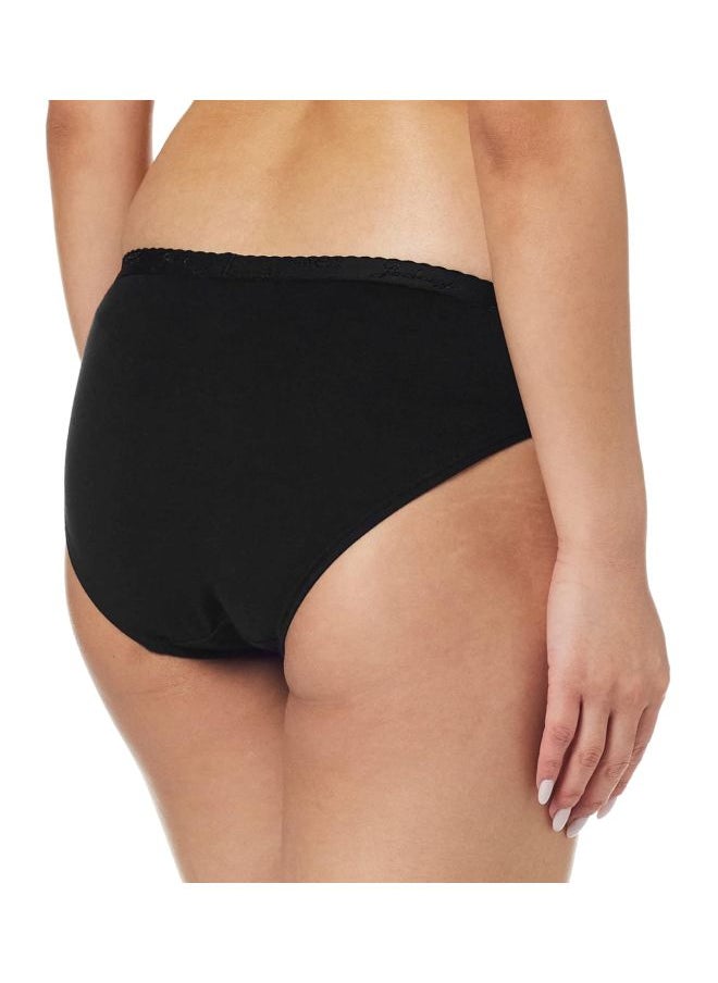 JOCKEY - Jockey 1525 Women Medium Coverage Super Combed Cotton Mid Waist Bikini with Exposed Waistband and StayFresh Treatment Pack of 2 - Image 1